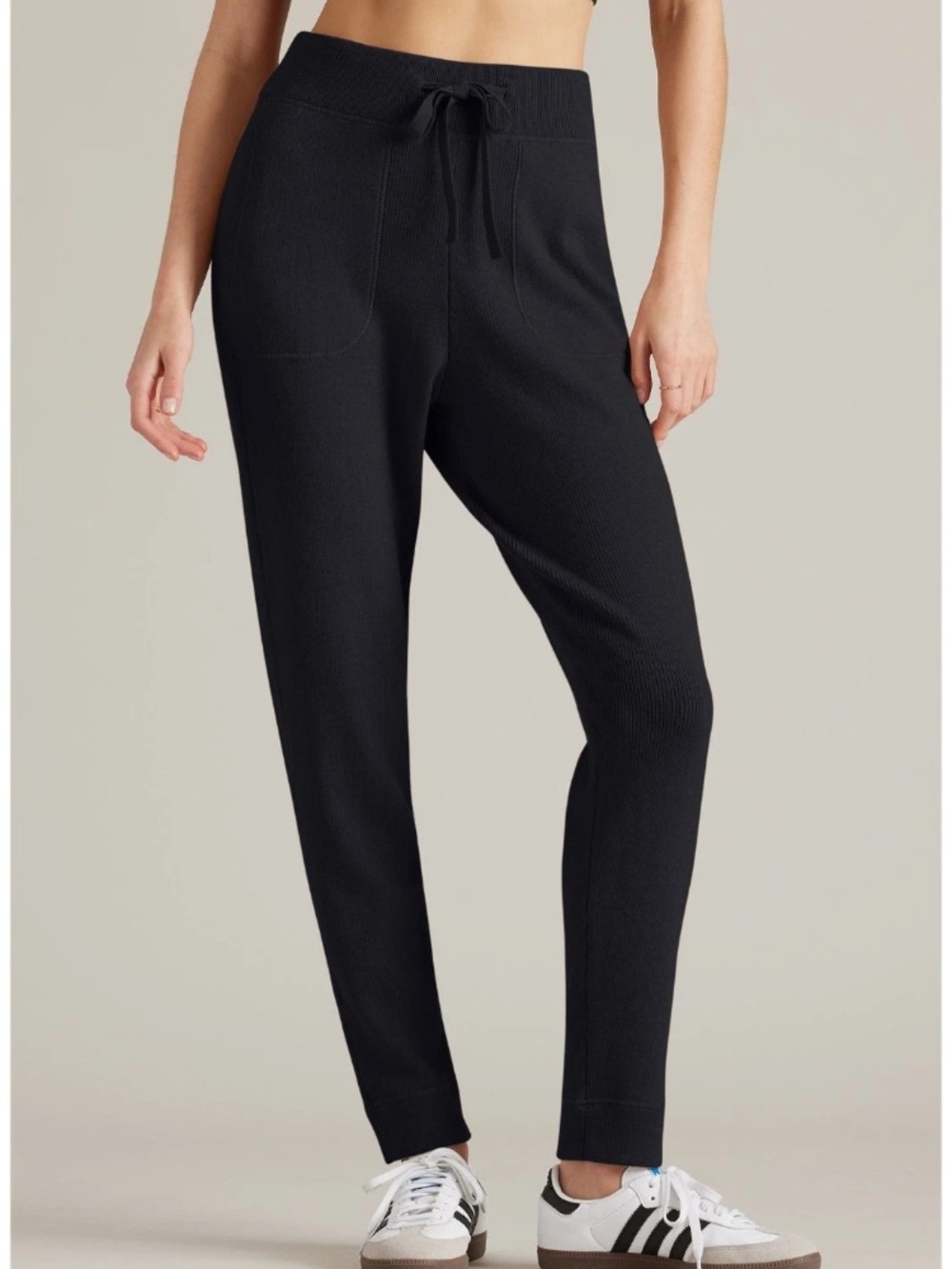 NWT Rhone Daybreak Sweater Jogger Pants LARGE Stretch Ribbed Pull-On Luxury